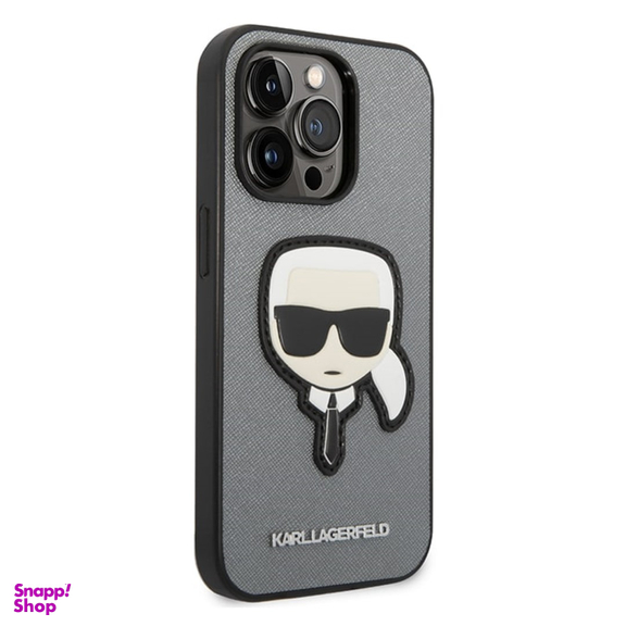 قاب موبایل چرمی سی جی مدل Karl Lagerfeld Leather کد 183543 مناسب iPhone 14 Pro