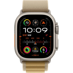ساعت هوشمند اپل مدل 2024 Ultra 2 Natural Titanium Case Alpine Loop 49mm