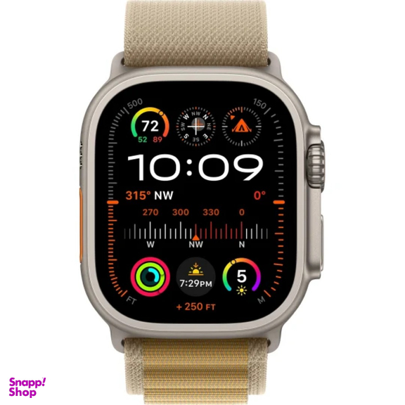 ساعت هوشمند اپل مدل 2024 Ultra 2 Natural Titanium Case Alpine Loop 49mm
