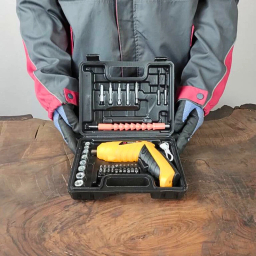 دریل پیچ گوشتی شارژی اینتیمکث مدل 0908 مجموعه 47 عددی