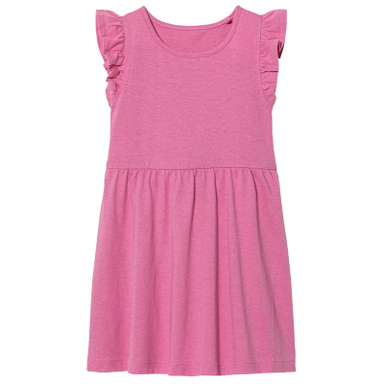 پیراهن دخترانه لوپیلو مدل کشی کد 01 رنگ صورتی