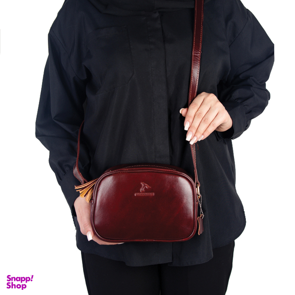 کیف رودوشی زنانه چرم بارز کد DG80
