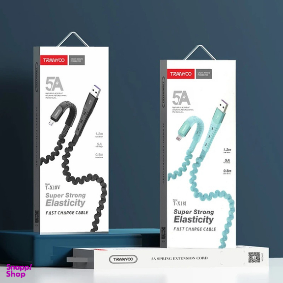 کابل تبدیل USB به Lightning ترانیو مدل X18 طول 1.2 متر