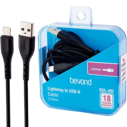 کابل شارژ و دیتا Lightning به USB بیاند مدل BUL402 طول 2 متر