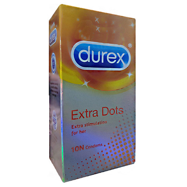 کاندوم دورکس مدل Extradots1403 بسته 10 عددی