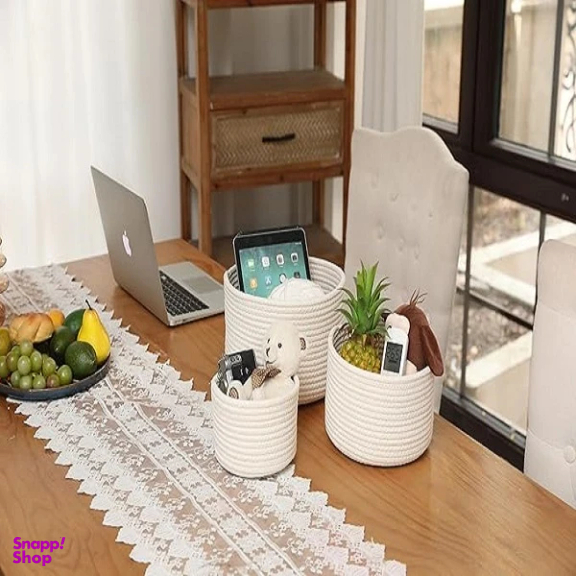 سبد کپو بافی مدل p5 مجموعه 3 عددی