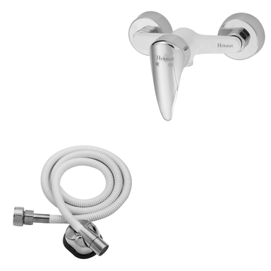 شیر سرویس بهداشتی حکمت نشان کد SK به همراه شلنگ