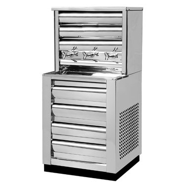 آبسردکن مدل استیل صنعتی 3 شیر کد 301