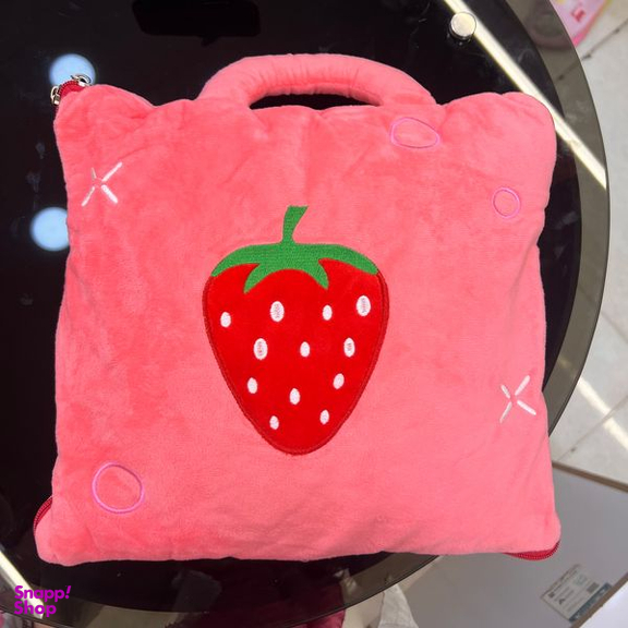 پتو کودک طرح توت فرنگی مدل کیفی کد JIMI110 سایز 40x45 سانتی‌ متر