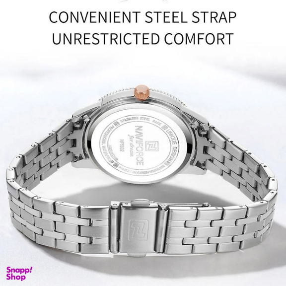 ساعت عقربه ای زنانه نیوی فورس کد nf5032sdbe