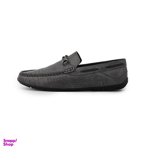 کفش کالج مردانه چرم آگوست مدل GRY 210002