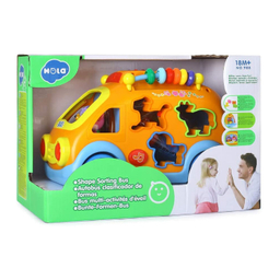 ماشین اتوبوس شادی هولی تویز مدل 988 Activity Shape Sorting Bus