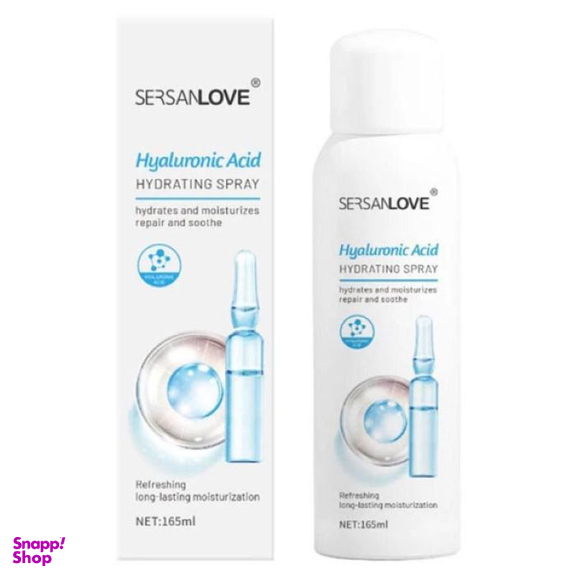 اسپری آبرسان صورت سرسان لاو مدل هیالورونیک اسید حجم 165 میلی لیتر