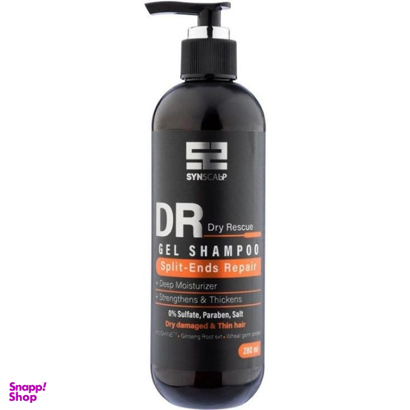 شامپو ساین اسکالپ مدل DR مناسب موهای نازک و شکننده حجم 280 میلی‌ لیتر