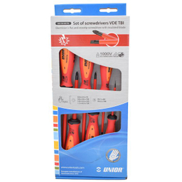 پیچ گوشتی یونیور مدل 603CS6VDE-TBI بسته 6 عددی
