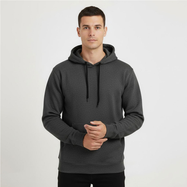 هودی مردانه به رسم کد 200 رنگ خاکستری