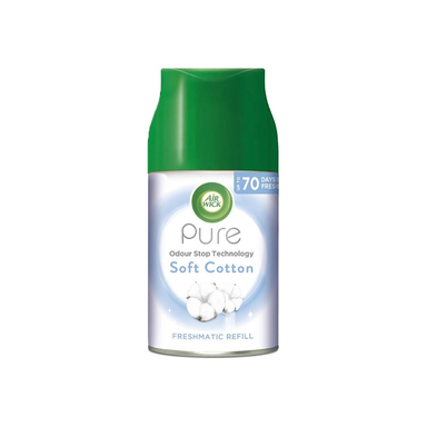 اسپری خوشبو کننده هوا ایرویک مدل Pure Soft Cotton حجم 250 میلی لیتر