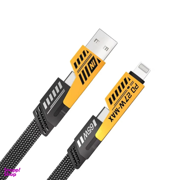 کابل USB/Type-C به Type-C/Lightning کد 145 طول 1 متر