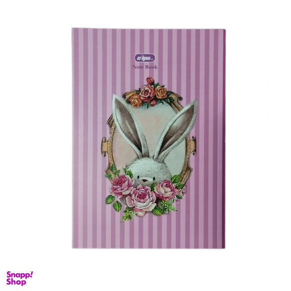 دفتر مشق 80 برگ کلیپس طرح خرگوش کد 01