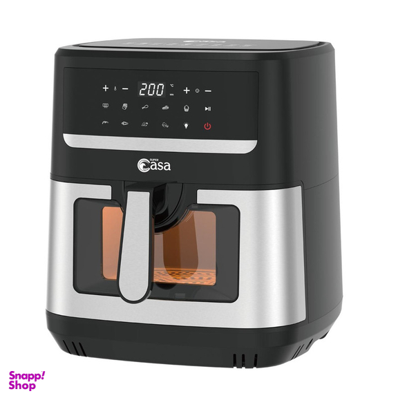سرخ کن بدون روغن سوپر کاسا مدل دو المنته CASA-8591