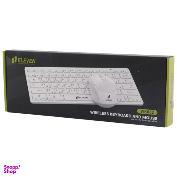 ماوس و کیبورد بی سیم مدل Eleven WK802