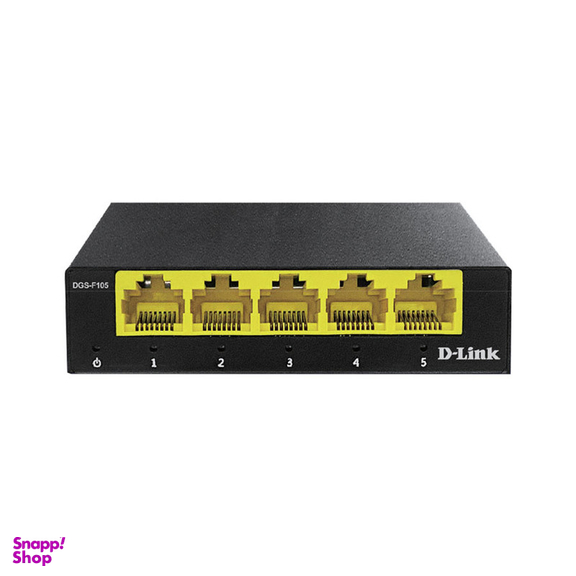سوییچ دسکتاپ 5 پورت گیگابیتی دی لینک مدل DGS-F105