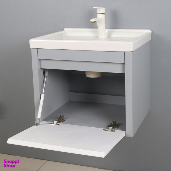 ست کابینت و روشویی دلفین مدل 5040-gr به همراه آینه