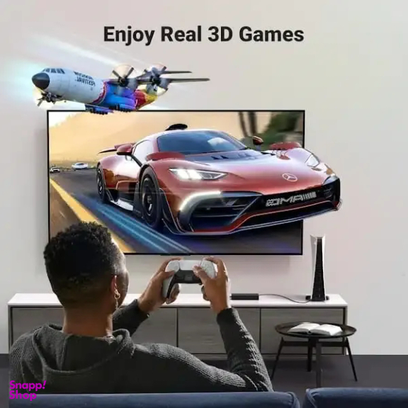 سوئیچ 6 پورت HDMI 2.0 یوگرین مدل CM568 کد 90512 به همراه ریموت کنترل