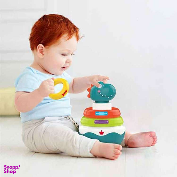 پازل حلقه ای هانگر مدل دایناسور کد 0298 رنگ سبز