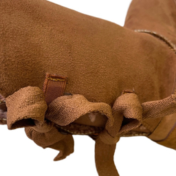 بوت زنانه طرح اگ مدل پشت بندی رنگ عسلی