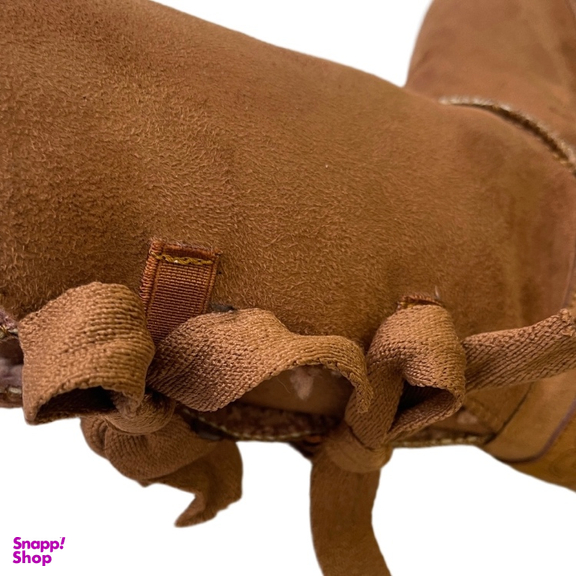 بوت زنانه طرح اگ مدل پشت بندی رنگ عسلی