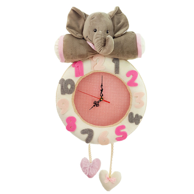 ساعت دیواری کودک نی نی سیس مدل فیل کد W/F