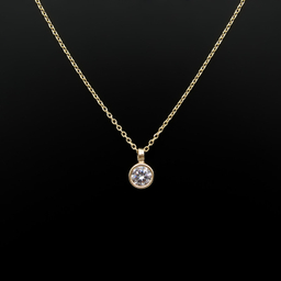 گردنبند طلا 18 عیار زنانه کاپانی مدل kn091