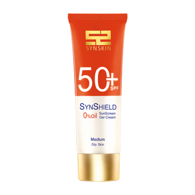 ژل کرم ضد آفتاب ساین اسکین مدل Syn Shield با SPF50 رنگ Medium حجم 50 میلی لیتر
