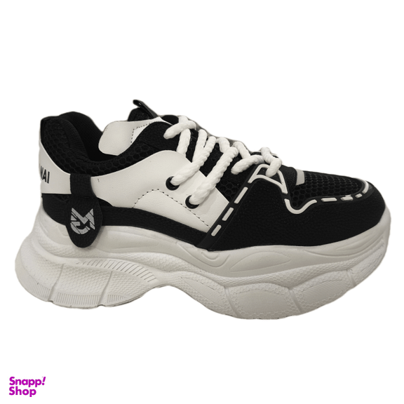 کفش راحتی مدل GM کد 127 رنگ مشکی سفید