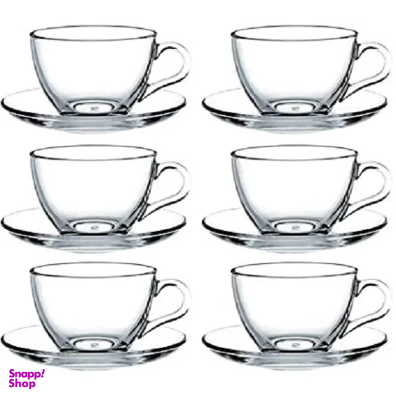 سرویس چای‌ خوری 12 پارچه پاشاباغچه مدل Basic کد 7022