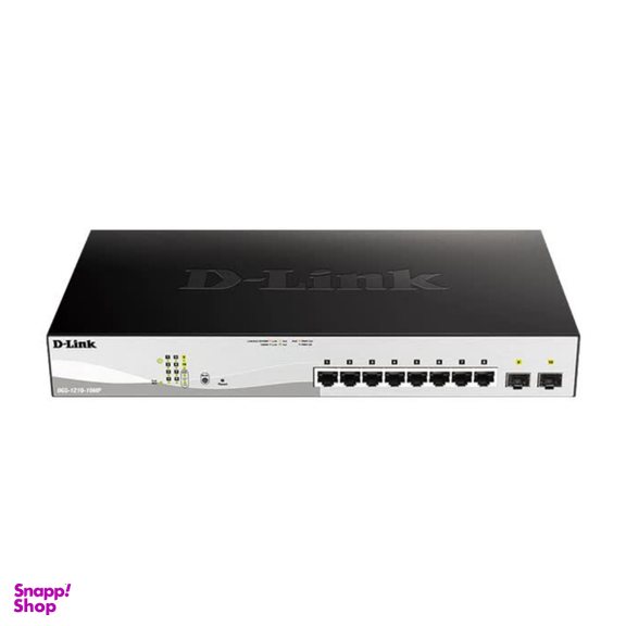 سوییچ 10 پورت دی-لینک مدل DGS-1210-10MP