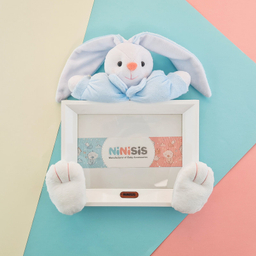 قاب عکس کودک نی نی سیس مدل خرگوش رابیت کد 13x18 Blu