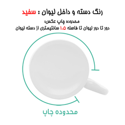 ماگ لاژید طرح کلاژ مدل گربه