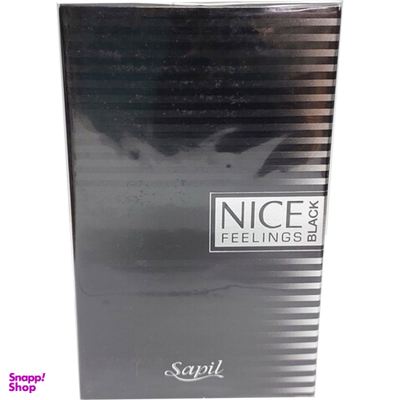 ادو تویلت مردانه ساپیل مدل Nice Feelings Black