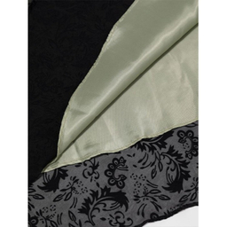 دامن زنانه برنس کد 20103 رنگ مشکی سبز