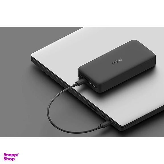 پاوربانک شیائومی مدل Redmi PB200LZM ظرفیت 20000 میلی آمپرساعت به همراه شارژر دیواری سامسونگ و کابل تبدیل