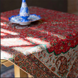 رومیزی ترمه حسینی مدل شاه عباسی