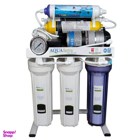 دستگاه تصفیه کننده آب خانگی آکوآ اسپرینگ مدل RO-S151 به همراه فیلتر بسته 4 عددی