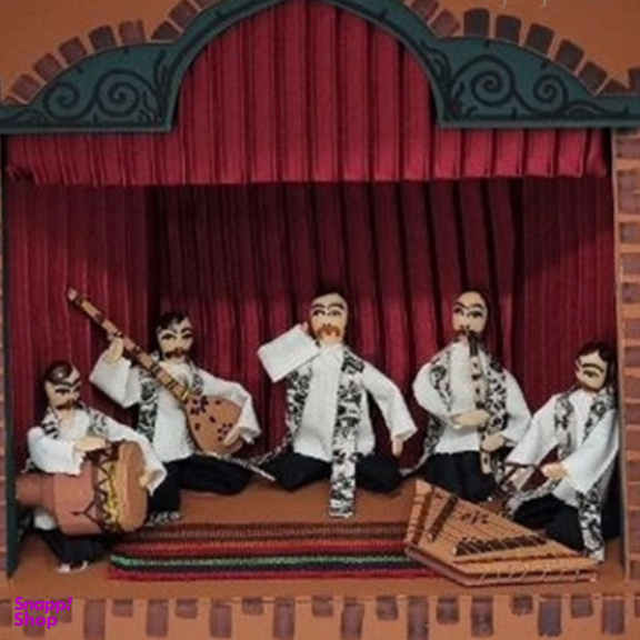 کاسه دیوارکوب حجیم سازی شده طرح آوازه خوان سنتی کد TP-1023-0209-00