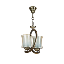 چراغ آویز دو شعله چشمه نور کد B2655/2