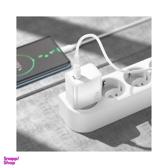 شارژر دیواری 30 وات بروفون مدل BA77A USB PD