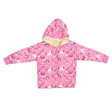کاپشن دخترانه مدل یونیکورن کد 114