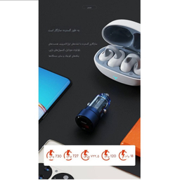 شارژر فندکی 30 وات 2 پورت جووی کد JC-136