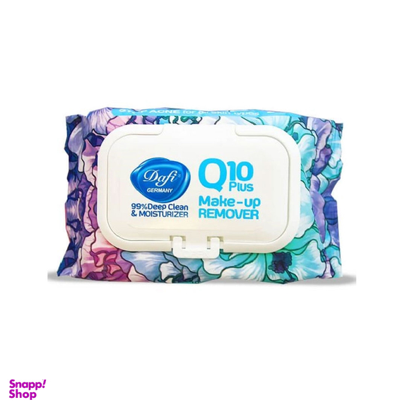 دستمال مرطوب پاک کننده آرایش دافی Dafi مدل Stop Acne بسته 50 عددی